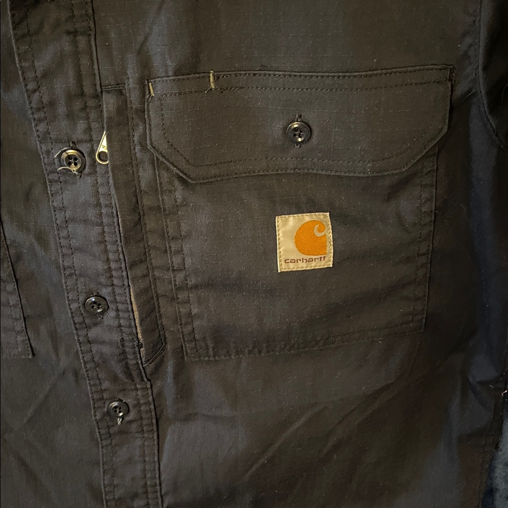 Carhartt Men's Dark Blue Casual Shirt - Picture 3 of 7
